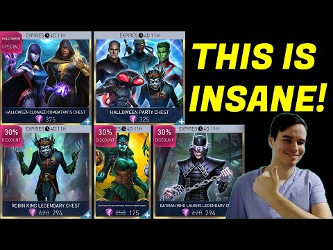Видео: Лучшая распродажа этого года! Распродажа на Хэллоуин — просто сумасшедшая! Injustice 2 Mobile