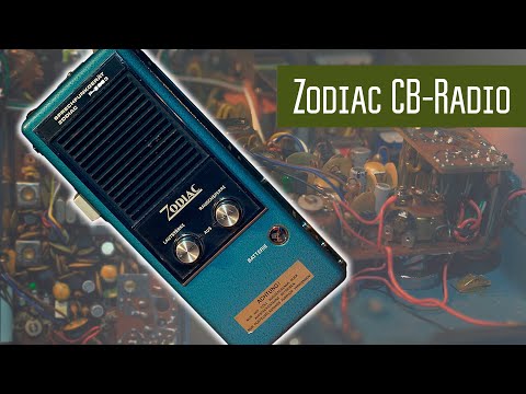 Видео: Zodiac P3003 СиБи радио 70х годов. 27 MHz.