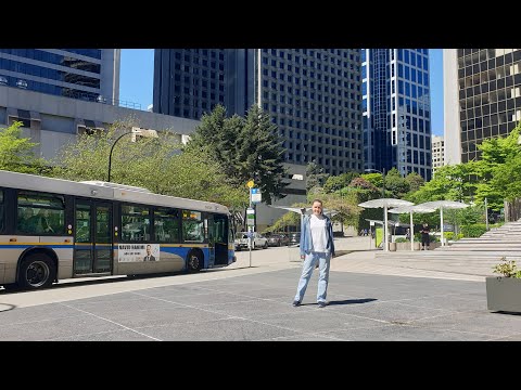 Видео: Прогулка по солнечному Ванкуверу