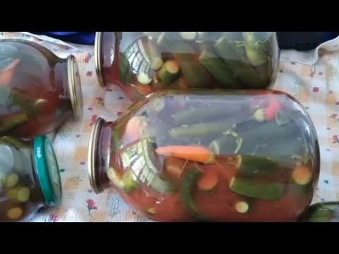 Видео: Памидорнинг🍅 сокида🥒 бодринг 🧄тузлаймиз🌶 👍💥камхаржгина шу рецепт буйича тузласангиз!!!