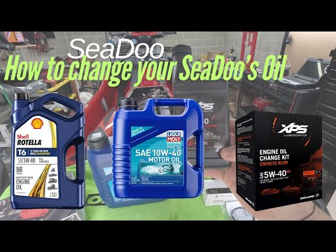 Видео: Замена масла SeaDoo // Инструкции