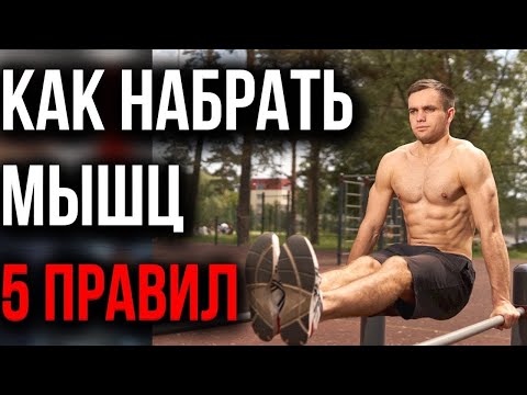 Видео: Как набрать мышц худому/ 5 правил тренировок