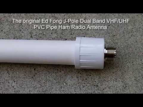 Видео: Оригинальная двухдиапазонная антенна Ed Fong VHF/UHF 70 см/2 м J-Pole из ПВХ-трубы : Eye-On-Stuff