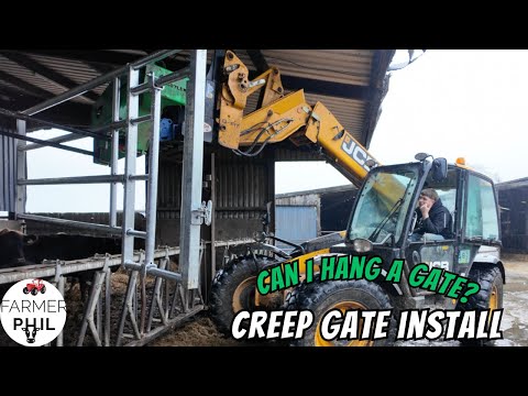 Видео: Новые защитные ворота установлены! Готовим сарай к зимнему стаду.