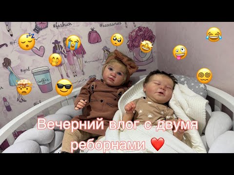 Видео: Вечерний влог с двумя реборнами Нессой и Чейзом❤️#реборн #reborn #влог #куклареборн 