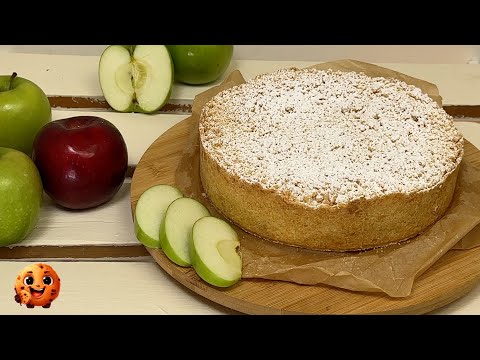 Видео: Яблочный пирог с кремом-суфле, тает во рту! Просто и очень вкусно!