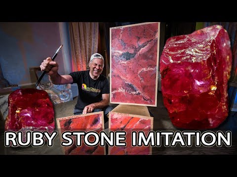 Видео: Вот Почему Эту Венецианку Сможет Сделать Даже.! Folgio Veneziano Wowcolor Ruby Stone Imitation