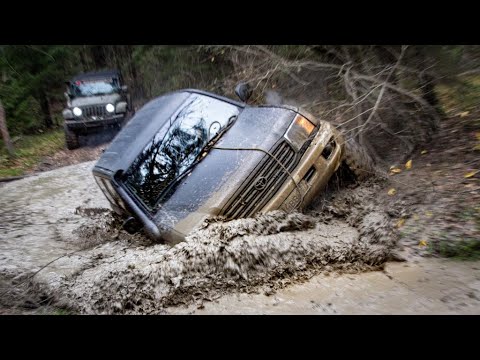 Видео: Нивы-ОТМОРОЗКИ. КАРМА. НОЧЬ в лесу.