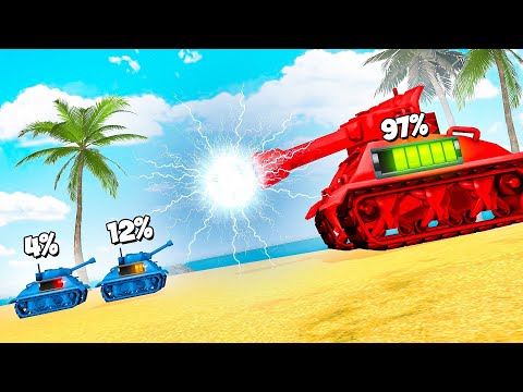 Видео: САМЫЙ МОЩНЫЙ ТАНК НУЖНО ДОЛГО ЗАРЯЖАТЬ! 1 VS 2 И КАЖДЫЙ САМ ЗА СЕБЯ! SHELLSHOCK LIVE