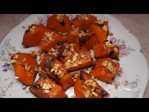 Видео: Печена тиква, любим и полезен десерт .