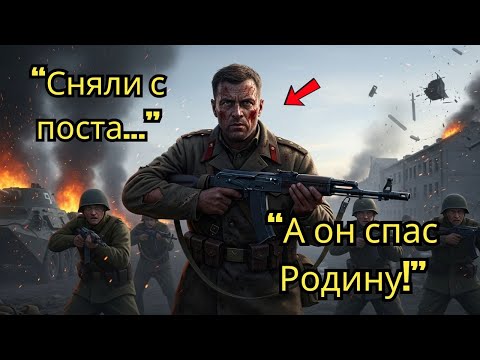 Видео: Командира сняли с поста и опозорили… Но именно он вернулся и спас родину