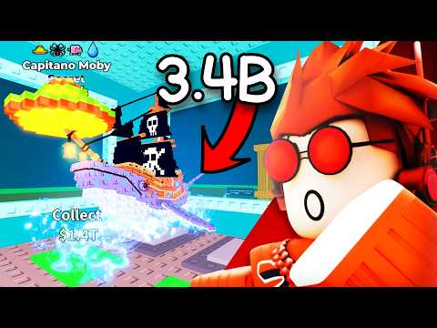 Видео: Выращивание CAPITANO MOBY до 3,4 миллиардов в секунду (Roblox Steal A Brainrot)