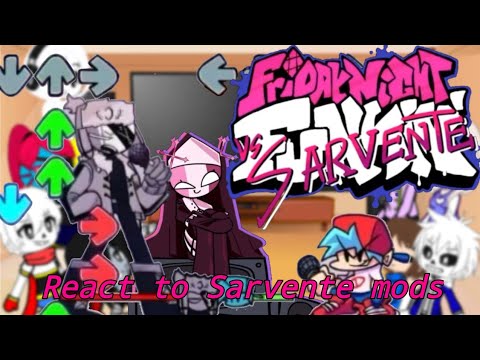 Видео: Реакция Undertale на Friday Night Funkin Mod Showcase: Sarvente's Mid-Fight Masses[FULL WEEK]