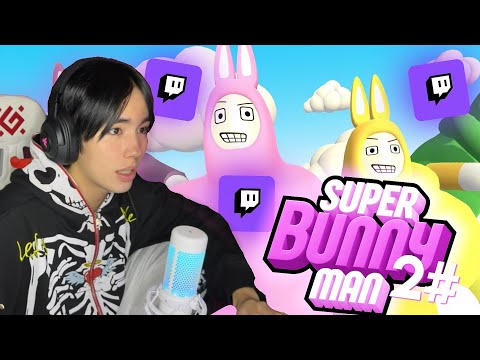 Видео: 2# АСЛАН ШУКАША И СТАС КАЦУКИ ИГРАЮТ В SUPER BUNNY MAN НА СТРИМЕ