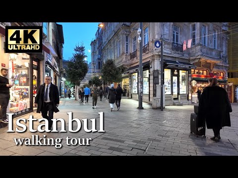 Видео: 🇹🇷 Стамбул, ТУРЦИЯ 4K Пешеходная экскурсия - Таксим Каракёй, Галата и Султанахмет - Türkiye