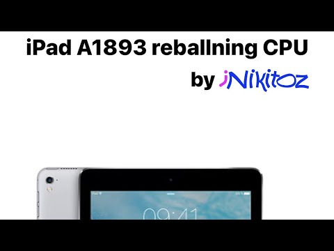 Видео: iPad A1893 не включается. Reballing CPU.
