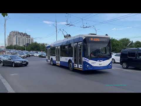 Видео: Trolleybuses in Chisinau, Moldova 2025 - Chişinău - Троллейбусы в Кишиневе