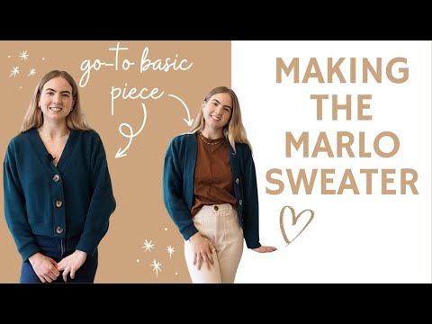 Видео: Шьем свитер Марло | делаем кардиган из штапельной пряжи