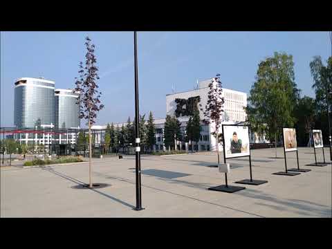 Видео: Прогулка по центральной площади Ижевска.