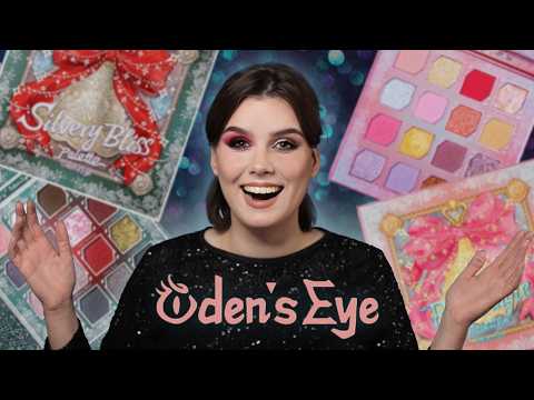 Видео: САМЫЙ НЕДООЦЕНЕННЫЙ бренд на ютуб ❤️ 6 идей мейков с Oden's Eye Silvery Bliss & Rosy Jingle Palette