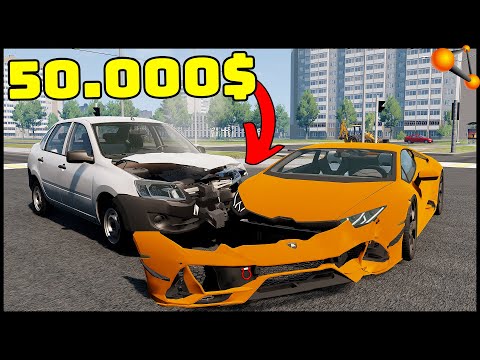 Видео: ОЦЕНКА ДТП МАЖОРОВ! Дорогие АВАРИИ! - BeamNg Drive