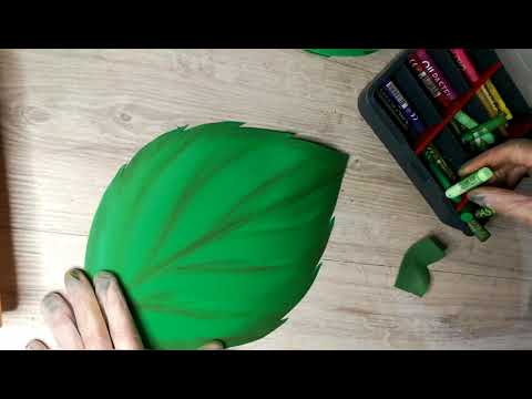 Видео: Второй способ тонировки изолона.
МАСЛЯНАЯ ПАСТЕЛЬ.