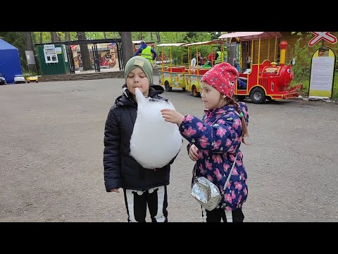 Видео: парк Белинского ЦПКИО Пенза/ время проведённое с детьми бесценно/ май/после школы на аттракционы