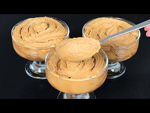 Видео: Десерт из кофейного мусса за 5 минут! Лучший итальянский десерт без выпечки! так вкусно!