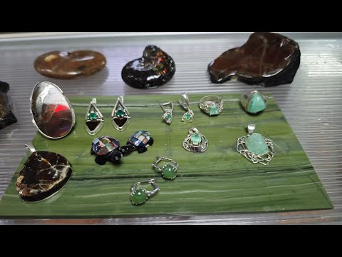 Видео: Праздничное настроение.Аммолиты и бериллы