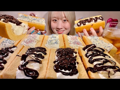 Видео: ASMR Крем для торта【русские субтитры】【Mukbang/ Eating Sounds】