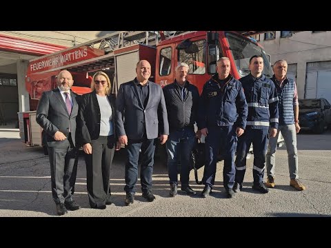Видео: Австрискиот амбасадор во посета на пожарната во Куманово