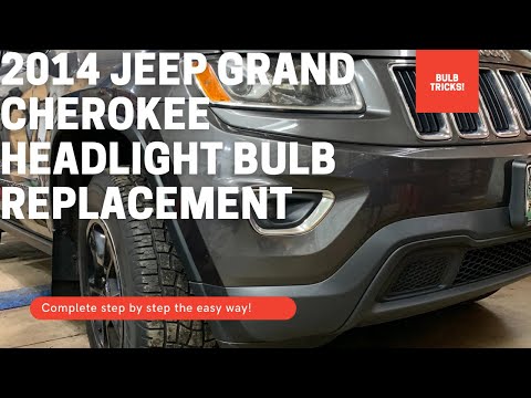 Видео: Замена ламп в фарах Jeep Grand Cherokee 2014 года — простой способ