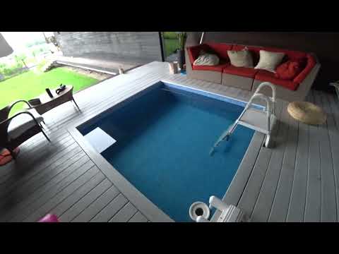 Видео: Бюджетный уличный бассейн из доски и фанеры. Каркасный бассейн