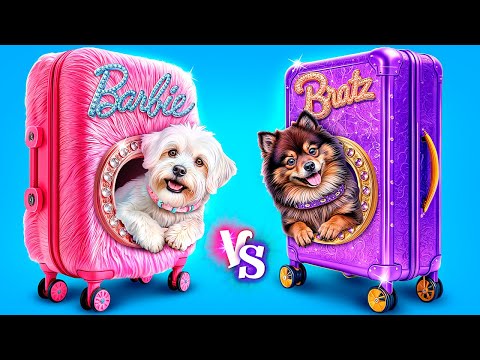 Видео: Мы построили секретную комнату для животных! Домики одного цвета челлендж! Розовый vs Черный