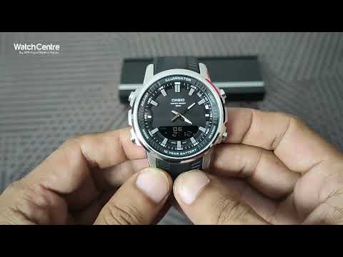 Видео: Casio AMW-880-1AV: настройки аналогового времени, цифровое время, будильник, таймер и секундомер