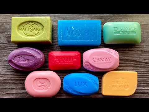 Видео: ASMR Soap cutting | Soap Carving|Резка мыла  | ASMR