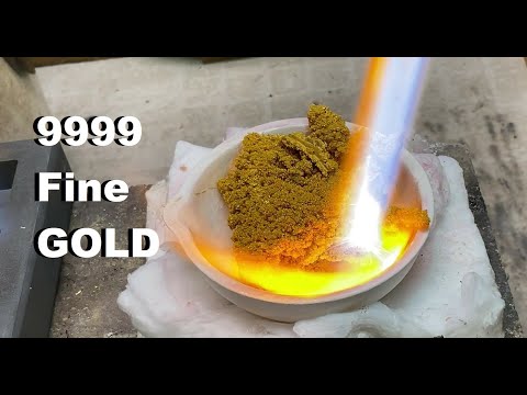 Видео: Электролитическая очистка каратного лома ПОЛНАЯ