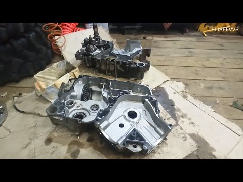 Видео: разборка двигателя 2v91w CF moto X8