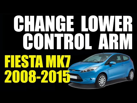 Видео: Ford Fiesta Mk7 (2008-2015) Замена нижнего рычага подвески