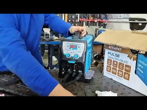Видео: Обзор TurboSky TIGPro 200 Pulse AC/DC - аппарат аргонодуговой сварки