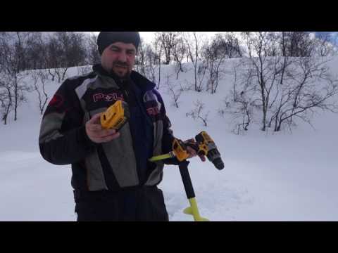 Видео: Шуруповерт DeWalt DCD996P2 и ледобур Айсберг 130