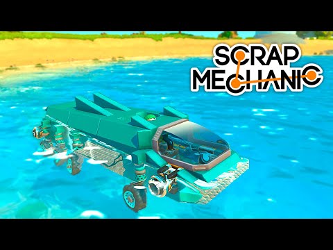 Видео: ПОСТРОИЛ МАШИНУ-АМФИБИЮ В Scrap Mechanic!