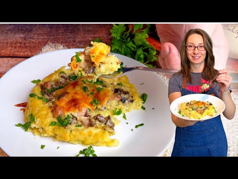 Видео: Вкусна идея за обяд или вечеря с картофи, пилешко и гъби
