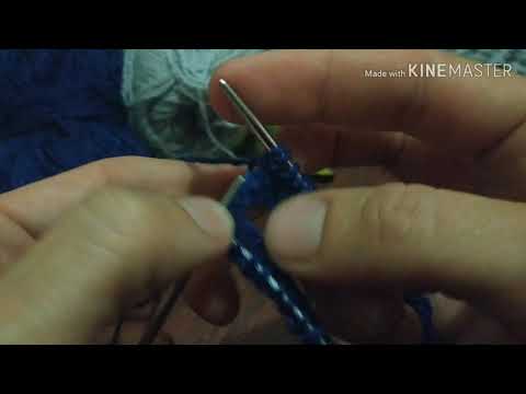 Видео: Давайте свяжем варежки жаккардовым узором. Часть 1( манжет)