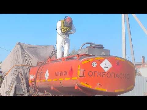 Видео: Покраска спецтехники