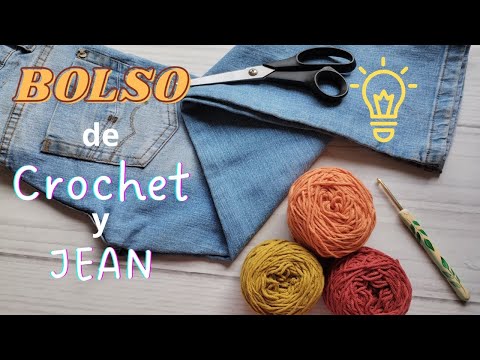 Видео: ✨УДИВИТЕЛЬНО✨ СОЗДАЙТЕ СУМКУ из СТАРЫХ ДЖИНСОВ и КРЮЧКОМ 🧶