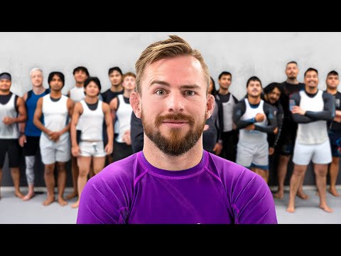 Видео: Фиолетовый пояс против 20 белых поясов (БЖЖ)