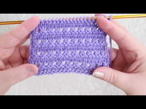 Видео: Узоры спицами. Шикарный узор спицами.