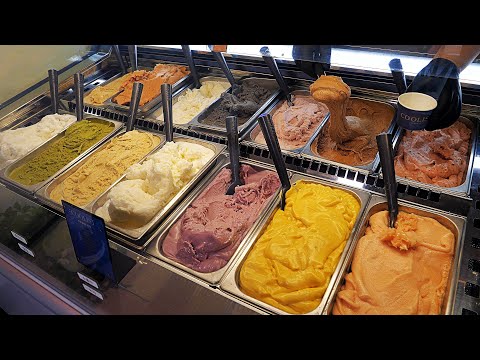 Видео: Райский вкус! Итальянское джелато от шеф-повара, отмеченного звездой Мишлен / корейская уличная еда