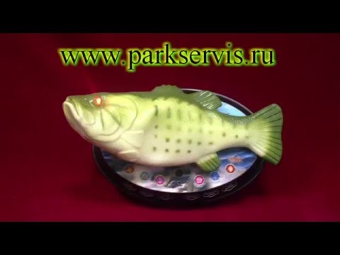 Видео: Интерактивная подвижная рыба